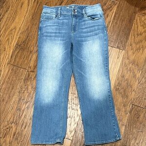 White House Black Market Light Blue Straight Leg Jeans
